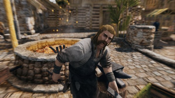 Кузнец в Рифтене.. Skyrim SE (Тропики 7.0)