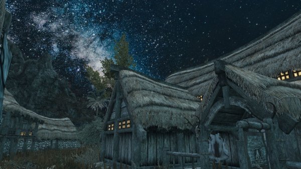Ночные пейзажи.. SKYRIM AE (сборка 10)