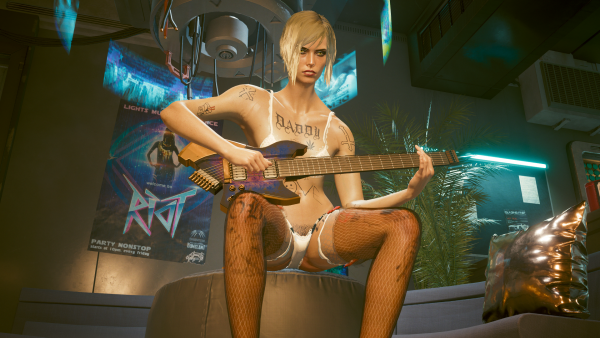 Шумная вечеринка соседей сверху разбудила Ви.