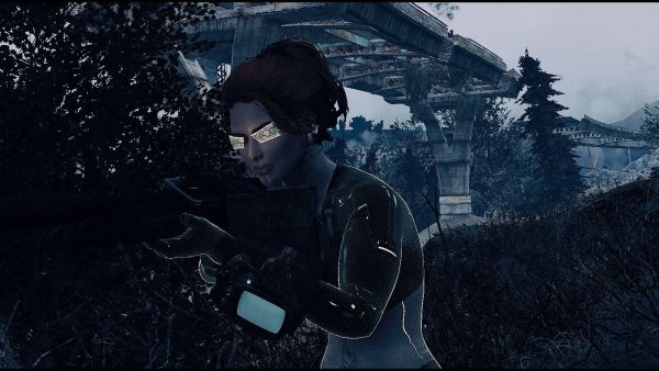 В сумерках..  Fallout-4 (Сборка 7.5)