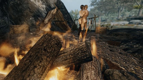 На пикнике.. SKYRIM AE (сборка 10)