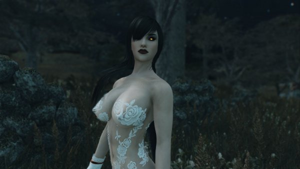 Одинокая вампирка в лесу. SKYRIM AE (сборка 10)