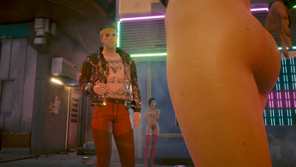 Ви и Джуди на ул. Красных фонарей.