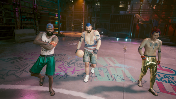 Не на ту напали - дворовые баскетболисты.