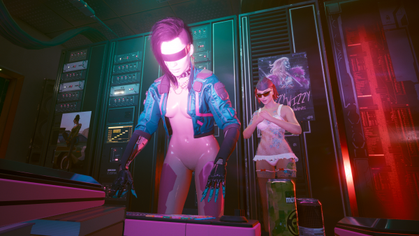 Ди-джей-ка и Ви в баре «Лиззис».