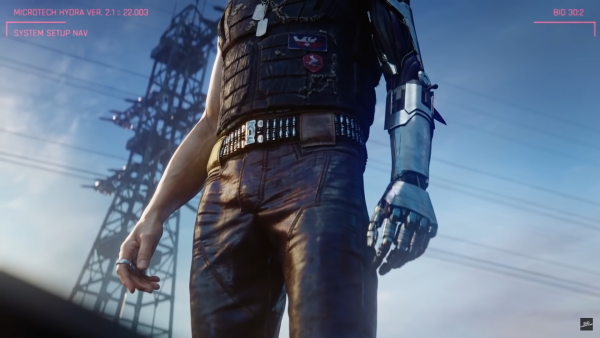 Джонни наклоняется над над местом своего захоронения.