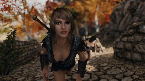 Джесика Альба.. Skyrim SE (Тропики 7.0)