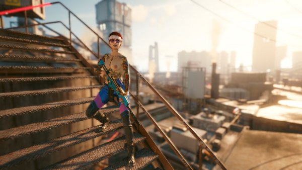 На закате.. Cyberpunk 2077