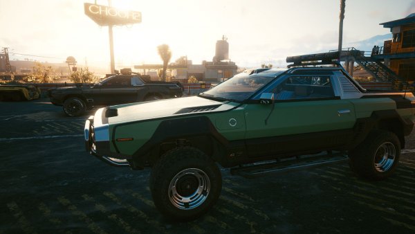 Парковка.. Cyberpunk 2077