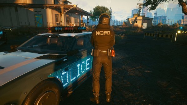 Полицаи.. Cyberpunk 2077