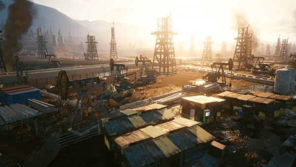 Унылый пейзаж.. Cyberpunk 2077