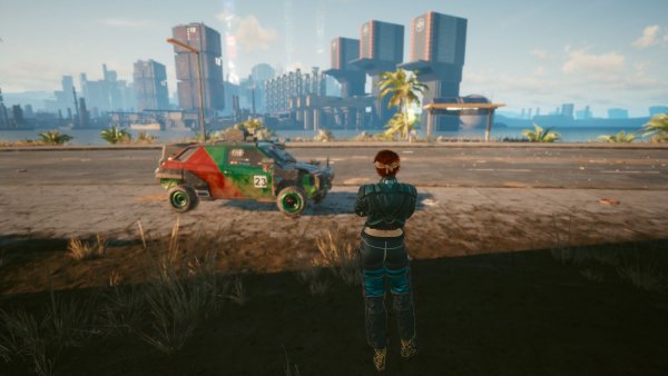 Вид на город.. Cyberpunk 2077