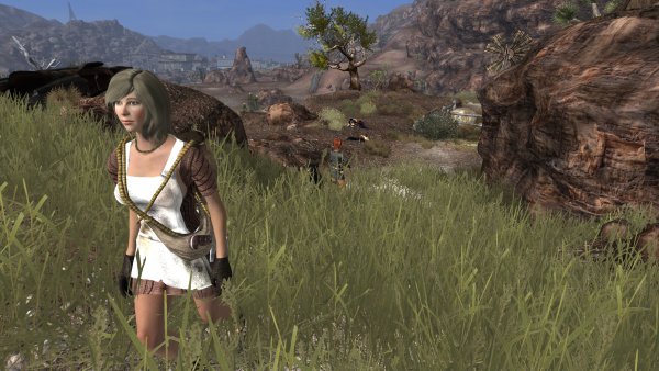 Спасли девушку и любуемся видом на Примм (вдали).