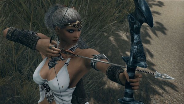 НИКА с луком.. SKYRIM AE (сборка 10)