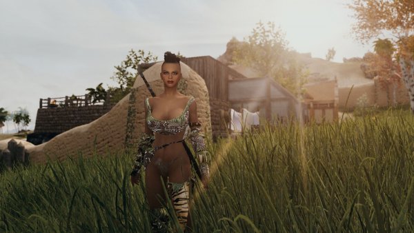 Карли на даче.. Skyrim SE (Тропики 7.0)