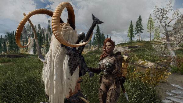 Астрид в походе к башне)