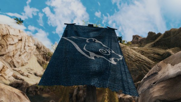 Флаг Братьев Бури.. Skyrim SE (Тропики 7.0)