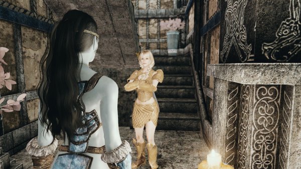 Беседа с хускарлом. SKYRIM AE (сборка 10)