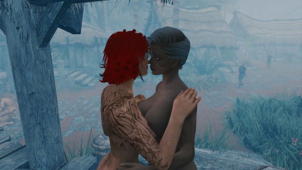 Корти и хускарл Райя.. Skyrim SE (сборка 11)