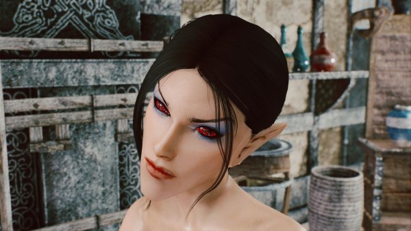 ИВИ - темная эльфийка.. Skyrim SE (сборка 11)