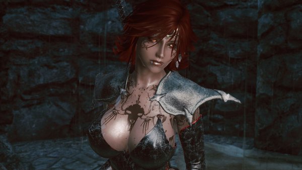 Под дождем.. Skyrim SE (сборка 11)