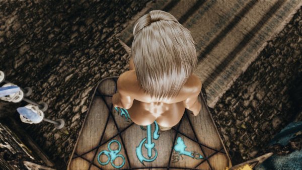 На столе зачарования.. Skyrim SE (сборка 11)