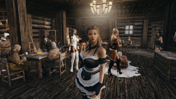В тавернах людно.. Skyrim SE (сборка 11)