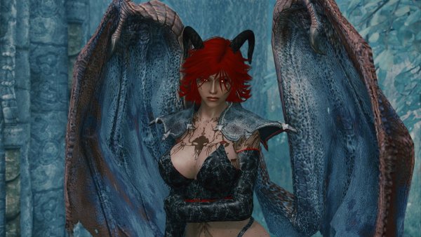 В облике суккубы.. Skyrim SE (сборка 11)