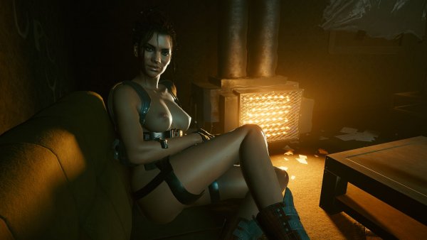 Панам у камина.. Cyberpunk 2077