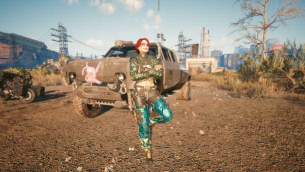 Рядом с монстрой.. Cyberpunk 2077