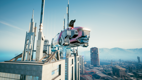 "Ви-BatGirl" сообразила как кататься на крыше ави.