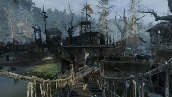 Жилища на болотах.. METRO EXODUS