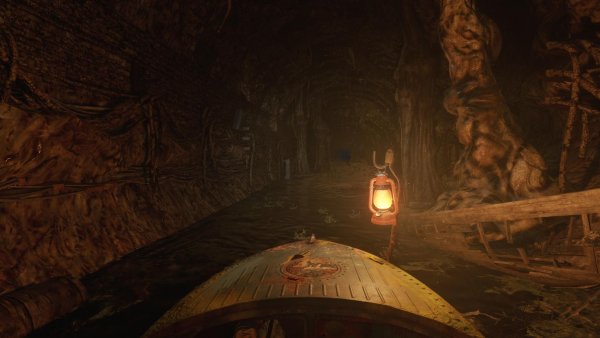 На лодке под землей.. METRO EXODUS