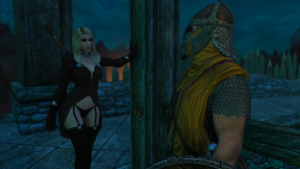 Нэй устроила стражнику проверку на дисциплину