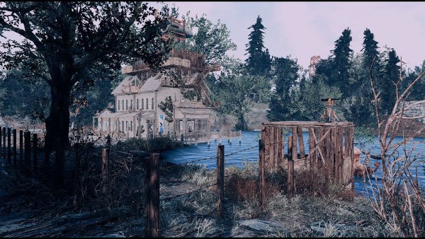 Туалет в поселении Лодочный домик..