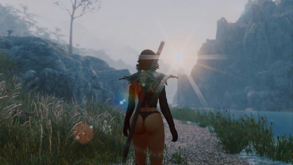 ПЕЙЗАЖ с Корти.. Skyrim SE (сборка 11)