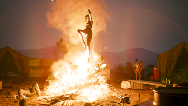 Джуди празднует победу.