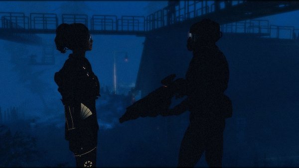 С начальником стражи поселения.. Fallout-4 (Сборка 7.5)