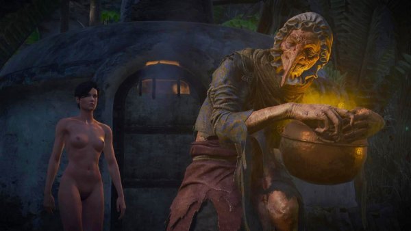 Ведьма и Сиана в стране сказок.. Ведьмак III (сборка Торна)