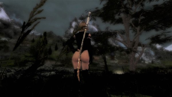 Пасмурный вечер.. Skyrim LE тестовое