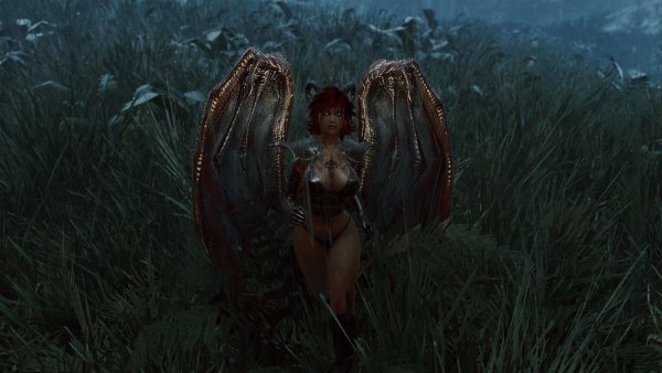 В дождь.. Skyrim SE (сборка 11)