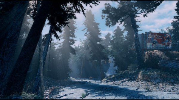 Тема - солнечных лучей.. Fallout-4 (Сборка 7.5)