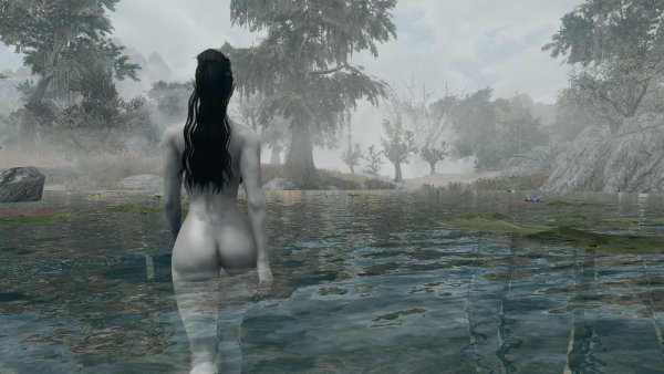МИРРОЯ зашла в воду.. SKYRIM AE (сборка 10)