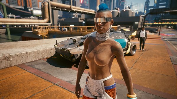 Давно не мылась )) Cyberpunk 2077 глазами Windfire