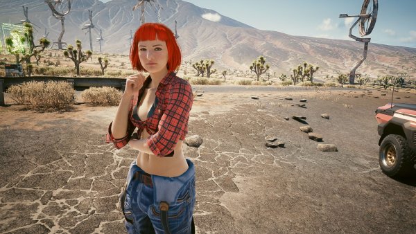 Girl.. Cyberpunk 2077 глазами Windfire