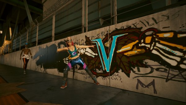 Vee выпендривается )) Cyberpunk 2077 глазами Windfire