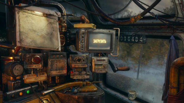 Интерефейс меню игры.. METRO EXODUS