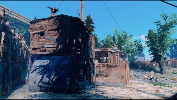 Постройки в Форпост Зимонджа.. Poselenia Windfire Fallout-4