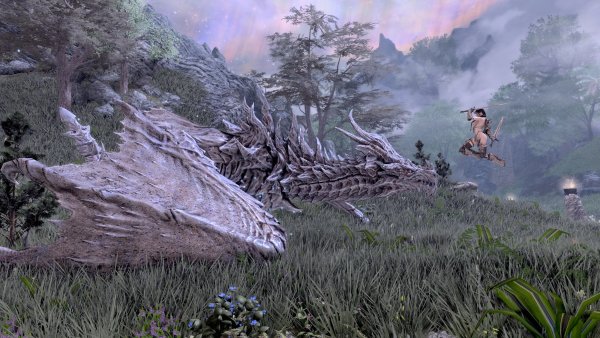 SkyrimAE Валенсия vs Алдуин