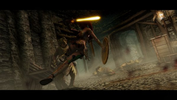 SkyrimAE Бой за форт